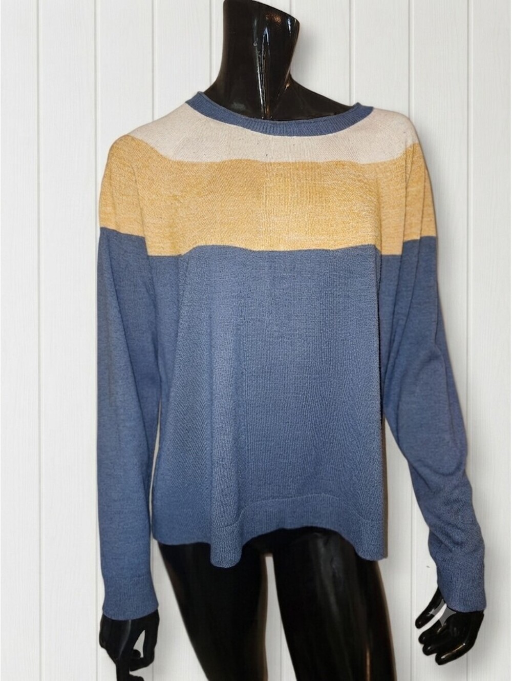 Smartwool Edgewood Colorblock Crew Sweater in XL